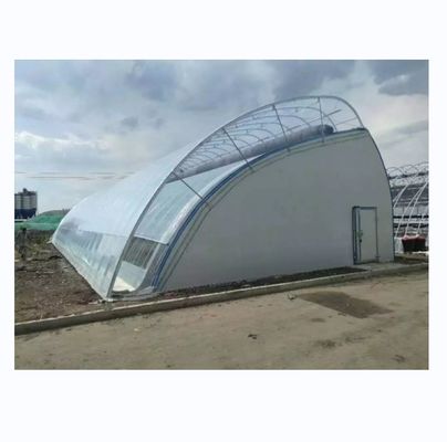 Longueur 50-120m Serre solaire commerciale à double isolation pour l'hiver et les zones froides