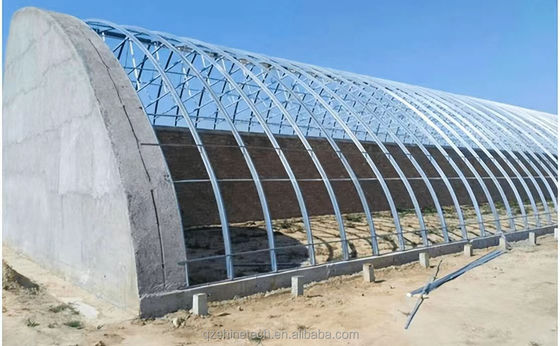 Serres solaires d'hiver Serre agricole chaude avec cadre en acier galvanisé