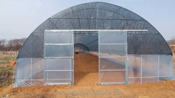 Couverture de film 50x8m Serre à tunnel agricole à bande unique hauteur 3,5-5m
