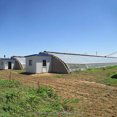 Serres solaires d'hiver Serre agricole chaude avec cadre en acier galvanisé