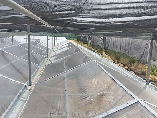 Largeur de baie de 4 m, largeur de couverture de serre, résistance extrêmement élevée