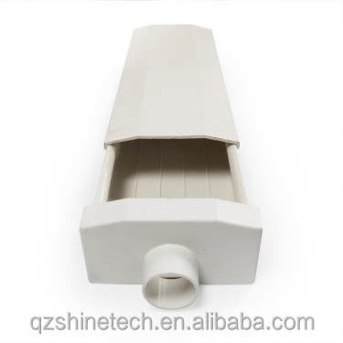 Système de culture hydroponique 100*50mm NFT PVC Pipe Agriculture verticale avec accessoires blancs