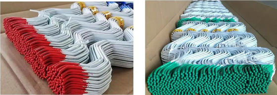 Système de verrouillage de serre en plastique avec fil de ferraille à film à ressort et fil zigzag