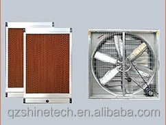Ventilateur d'échappement à large débit d'air pour système de ventilation de la serre de la volaille 60 kg